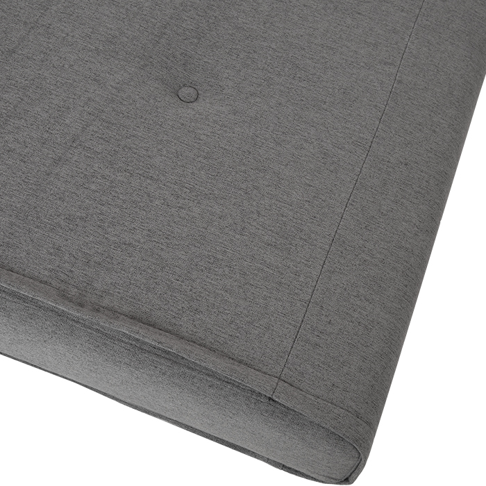 Futon Tela Gris Oxford Satek | Sofá Cama y Futones | salas